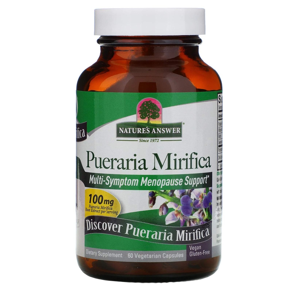 Natur Antwort Pueraria Mirifica Vegetarische Kapseln, 60-Count