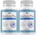 Quietum Plus Brain Supplement Kapseln – All-Naturale maximale Stärke Formel für Enhanced Memory und Fokus Pillen, QuietumPlus Support und Bewertungen (2 Pack – 120 Kapseln)