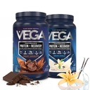 Vega Sport Premium Protein Powder Bundle, Cioccolato + Vaniglia, Plant Based Protein Powder Post Workout - Certificato Vegan, Vegetariano, Keto-Friendly, Senza Glutine, Dairy Free, Aminoacidi BCAA