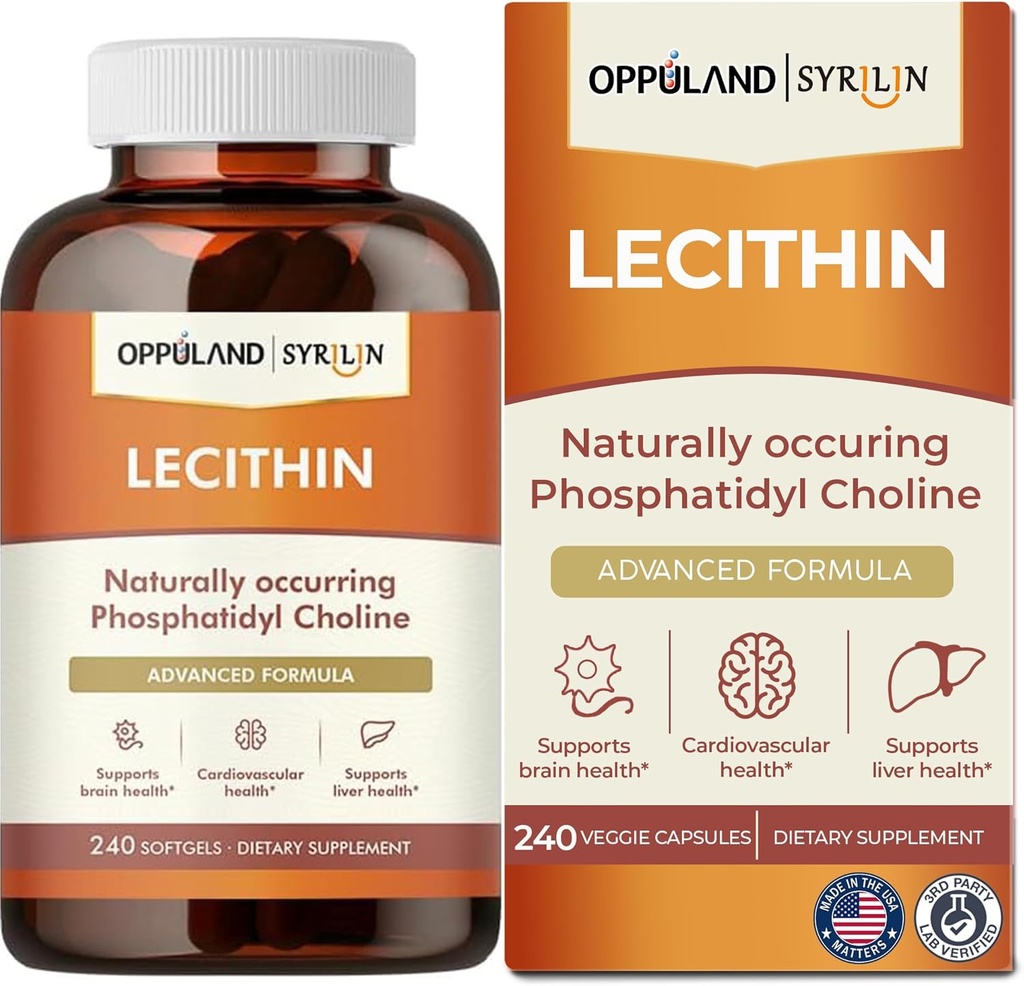 Lecithin-240 Softgels-Supports Gehirngesundheit
