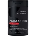 Sportforschung Triple Strength Vegan Astaxanthin Supplement von Algae - Pflanzenbasierte Softgele für Antioxidante Aktivität, Haut und Augengesundheit - Non-GMO Verified, Made with Coconut Oil - 12mg, 60 Count