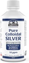 Kolloidales Silber 10ppm 600ml - Kolloidale Silber flüssige Mineralien Trace Minerals - Kolloidale Kupfer-Ergänzungen - Silber kolloidale Mineralien Flüssigkeit - Formuliert & Made in Canada