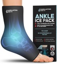 Knöchel-Eis-Pack Wrap für Schwellung, Wiederverwendbare Fuß-Eis-Pack Wrap - Kalte Kompressionstherapie für Schmerzlinderung, Plantar Fasciitis, Verschleppte Knöchel, Achilles Tendonitis Relief