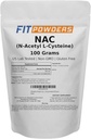 NAC Pulver N-Acetyl L-Cystein Pulver Scoop enthalten (100 Gramm)