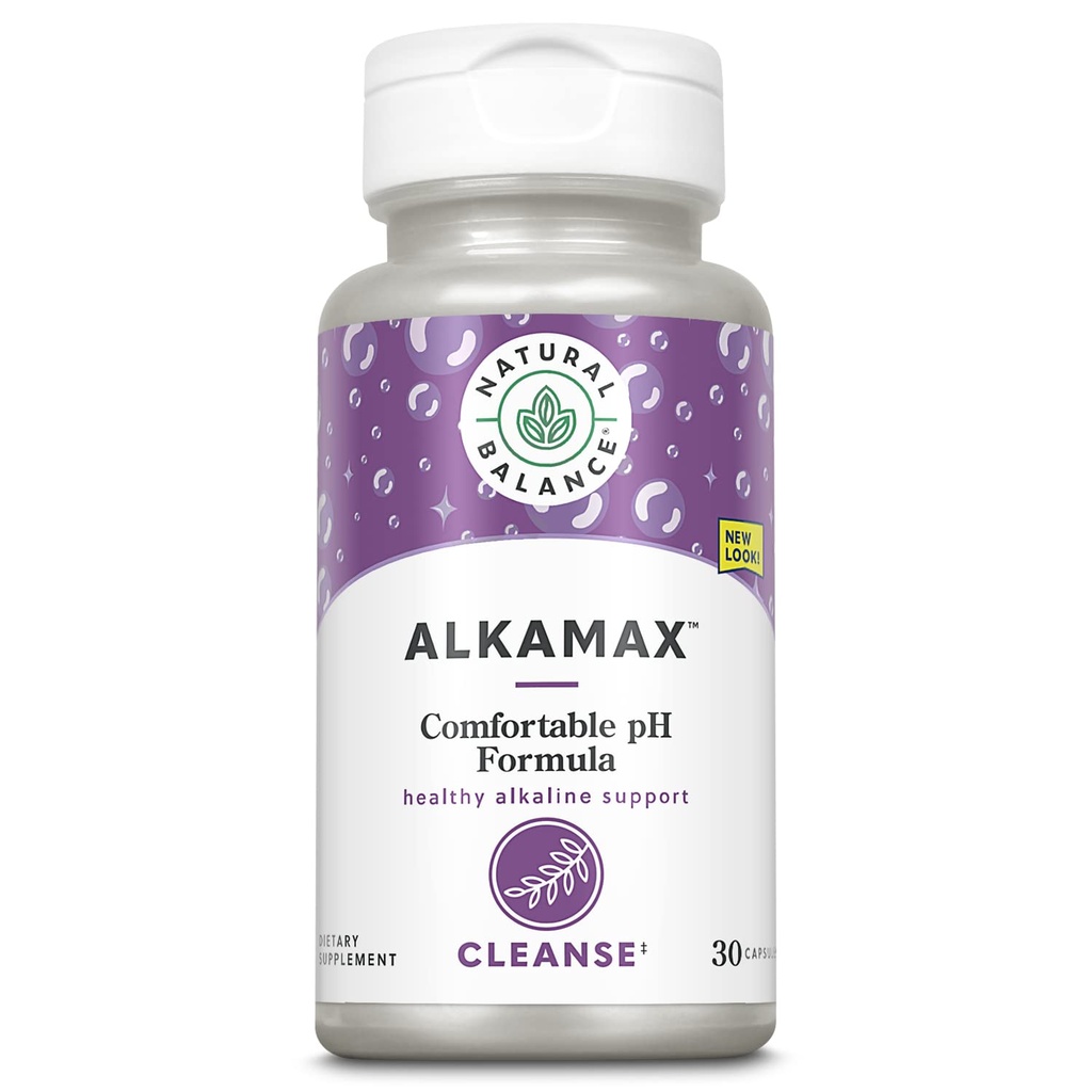 AlkaMax capsule | pH Booster w/Calcium, Magnesio & Potassium | Formulato per aiutare a neutralizzare l'acidità | 30 CT