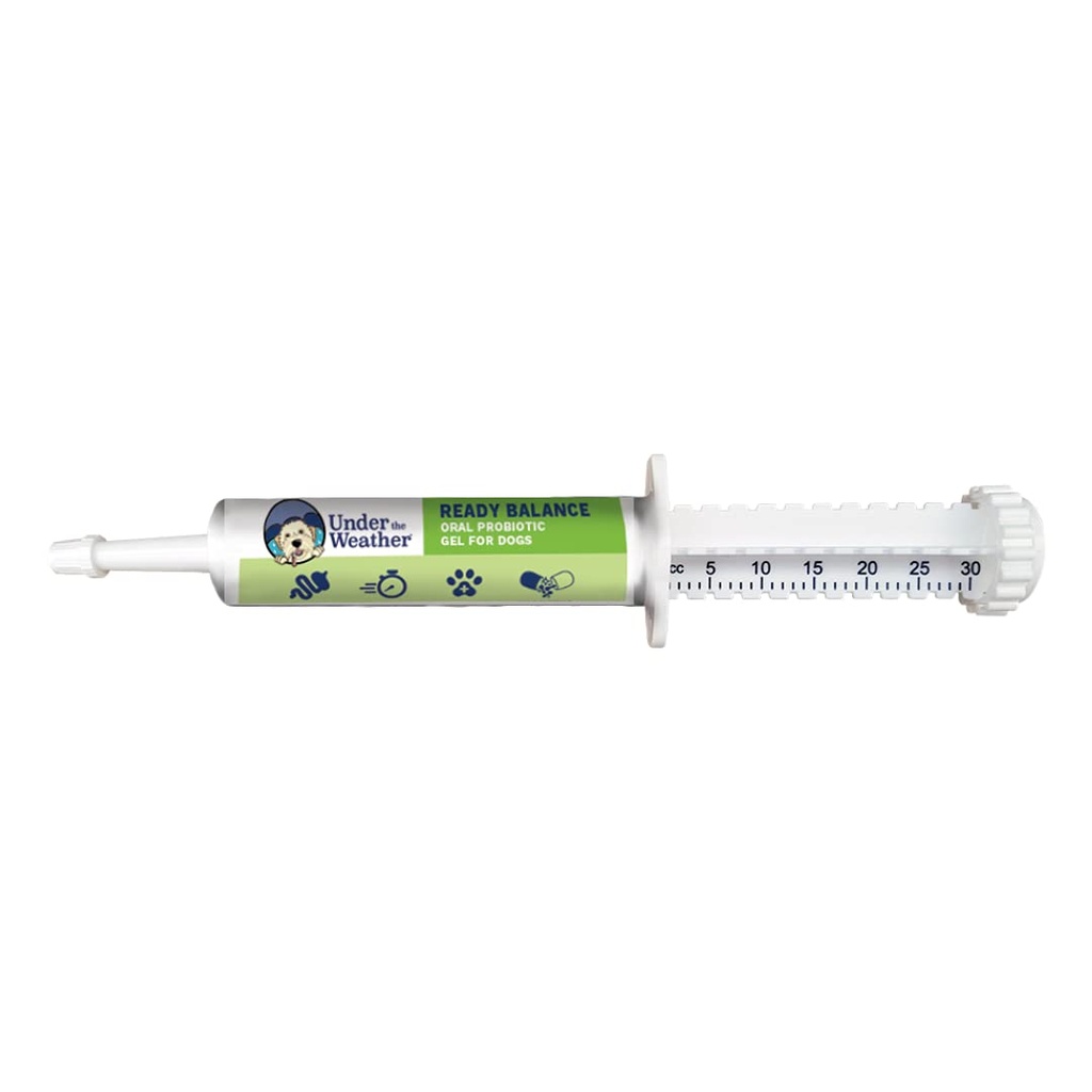 Unter dem Wetter Pet | Ready Balance für Hunde | Oral Probiotic und Prebiotic Gel