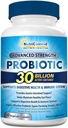 30 miliardi di probiotici Supplemento | 10 Rari scientificamente convalidati Strains di Bacillus subtilis & Bacillus coagulans prebiotico Supporto Immune e salute digestiva ottimale (1 giornaliero)
