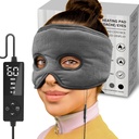 sticro Sinus Relief Mask Moist Heat con 3 impostazioni Temp, Ex-Large Headache Mask Electric Face Heat Pad for Sinus Pressure Relief, Migraine, Tension Headache Relief