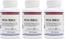 Pros-TEROL (3 Flaschensatz), Prostata Relief mit 900 mg Pflanzen Sterolen mit Kürbis Seed, Stinging Nettle Root, Ginger Root, Licorice Root Extrakte 90 Caplets