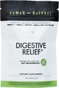 Rilievo Digestivo | Formula Vegan con Vitamina D, Omega-3, HMO, Olio di Chia, Olio di Limone e Menta piperita | Rilievo per Bloating & Gut Health | 60 capsule