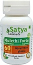 Mulethi Forte Capsules 500 mg. 60 Veg. Kapsel | Yasthimadhu (Glycyrrrhiza Glabra) Extrakt Kapseln für Männer und Frauen | Ayurvedic Herbal Supplement/Remedies | 10:1 Forte (1 Flasche 60 Kapseln)