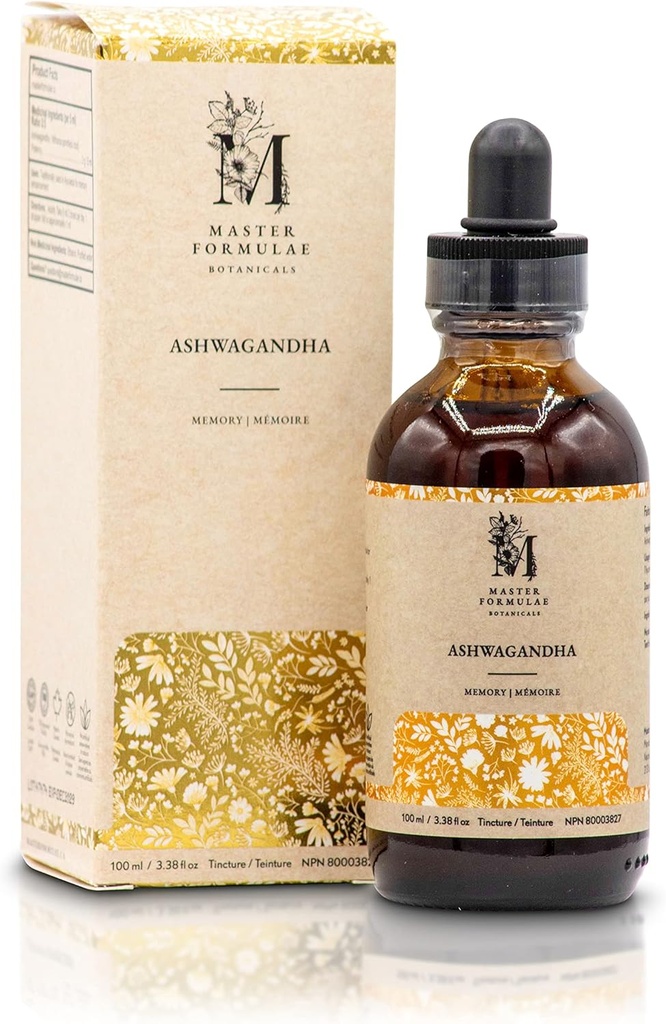 Master Formulae Ashwagandha Teinture à base de plantes 100ml de la racine Extra Strength Extract