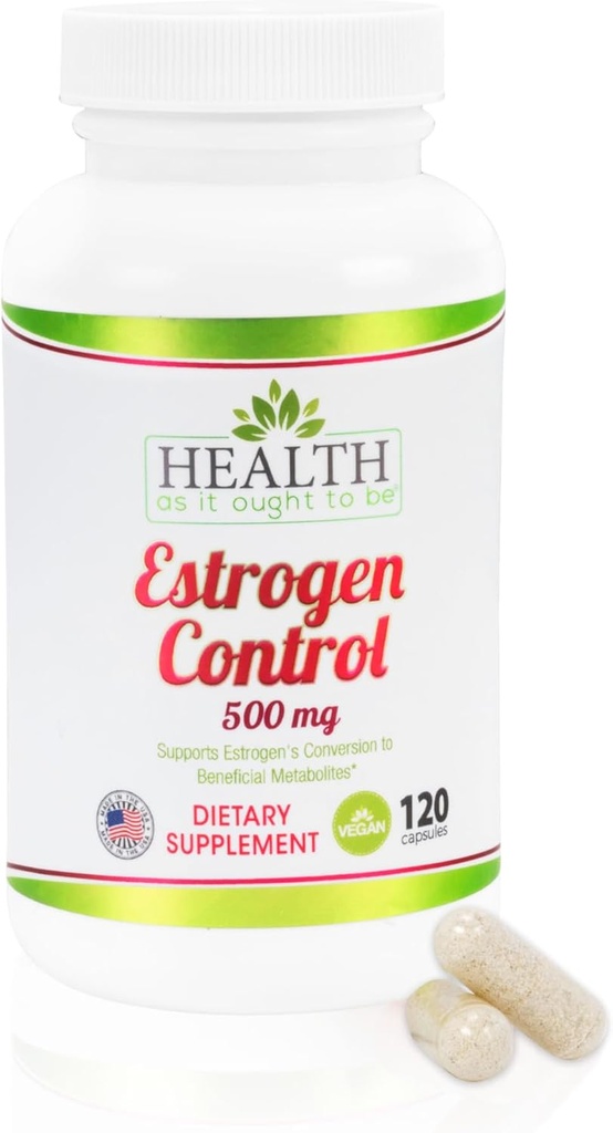 Santé comme il doit être Estrogen Control Supplement (complément de contrôle de l'estrogen) Physicien formule mélange pour le métabolisme optimal d'estrogen