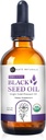 Kate Naturals Organic Black Seed Oil (4oz, Jungfrau, kalt gepresst, Non-GMO) Liquid Nigella Sativa für Immununterstützung und Verdauung. Pure Blackseed Cumin Öl für Haare und Haut