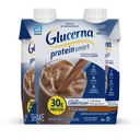 Glucerna Proteine Smart Diabetes Care Shake, Cioccolato, Sostituzione del meal diabetico per sostenere la gestione dello zucchero nel sangue, 30g Protein, 150 Calorie, Pronto per bere, Bottiglia 11-fl-oz, 4 Pack