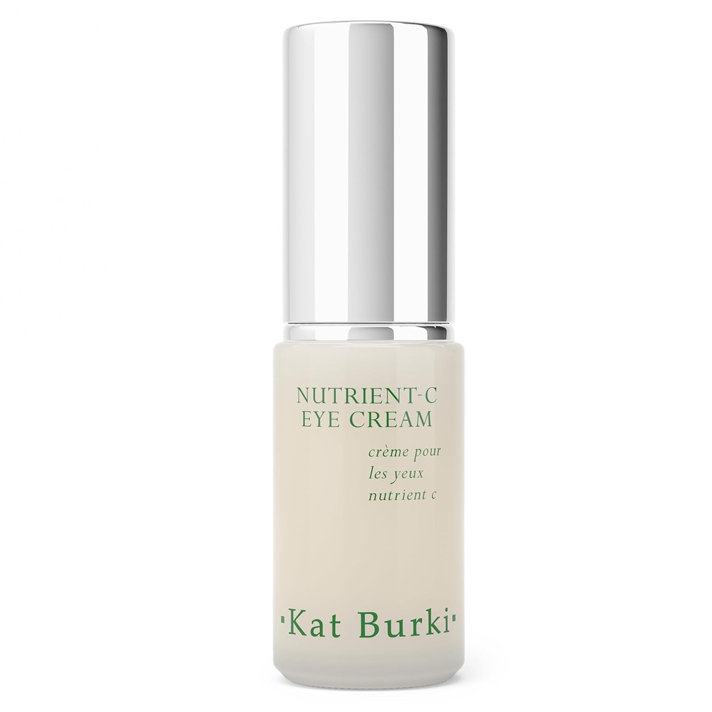 Kat Burki 8% Stabilisierte Vitamin C Augencreme mit Koffein, Dark Circle Reducing & Depuffing Eye Area Treatment, 0.5 Fl Oz