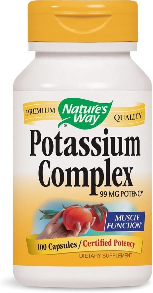 Complesso di Potassio di Via Natura, 100 Caps (Pacchetto di 2)