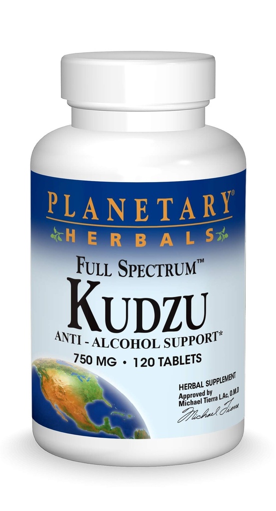Herbes Planétaires Plein spectre Kudzu Comprimés, 120 Compte