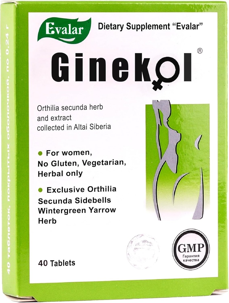 Evalar Orthilia Secunda Sidebells Wintergreen Yarrow Herb 40 Tabs Altai Sibérie