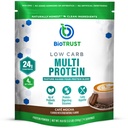 BioTrust Low Carb Protein Pulver – Delicious Whey & Casein Mischung aus Grass-Fed Hormon Free Cows – Non GMO, Gluten Free (Cafe Mocha)