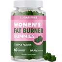 Fat Burner Gummies per la perdita di peso | The verde, Green Coffee Bean, Garcinia Cambogia & chetoni | Fat Burners per le donne perdita di peso Gummies | Green Tea Fat Burner Supplements | 60 Count