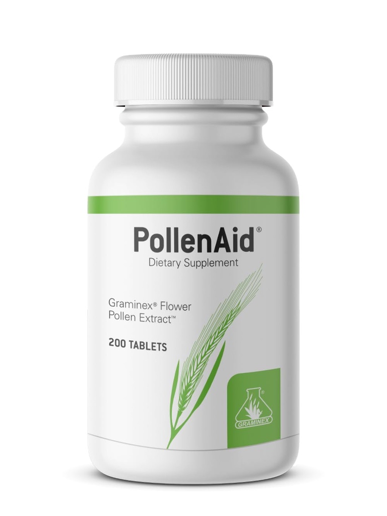 Graminex PollenAid Prostata-Ergänzung: Alle natürlichen Prostata-Unterstützung für Blasenbekämpfung & Urinary Tract Gesundheit, Rye Pollen Extract Made in USA, 200 Tabletten