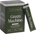 Fleur Marche Green Machine Super Greens Powder Packets - Verts organiques, fruits et probiotiques - Superfoods pour la digestion, l'énergie, le microbiome Support & Detox - Jus vert en route - 14 Packets