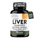 Sandhu's Liver Cleanse Detox & Repair Support Capsules avec Thistle Lait & Racine de Dandelion