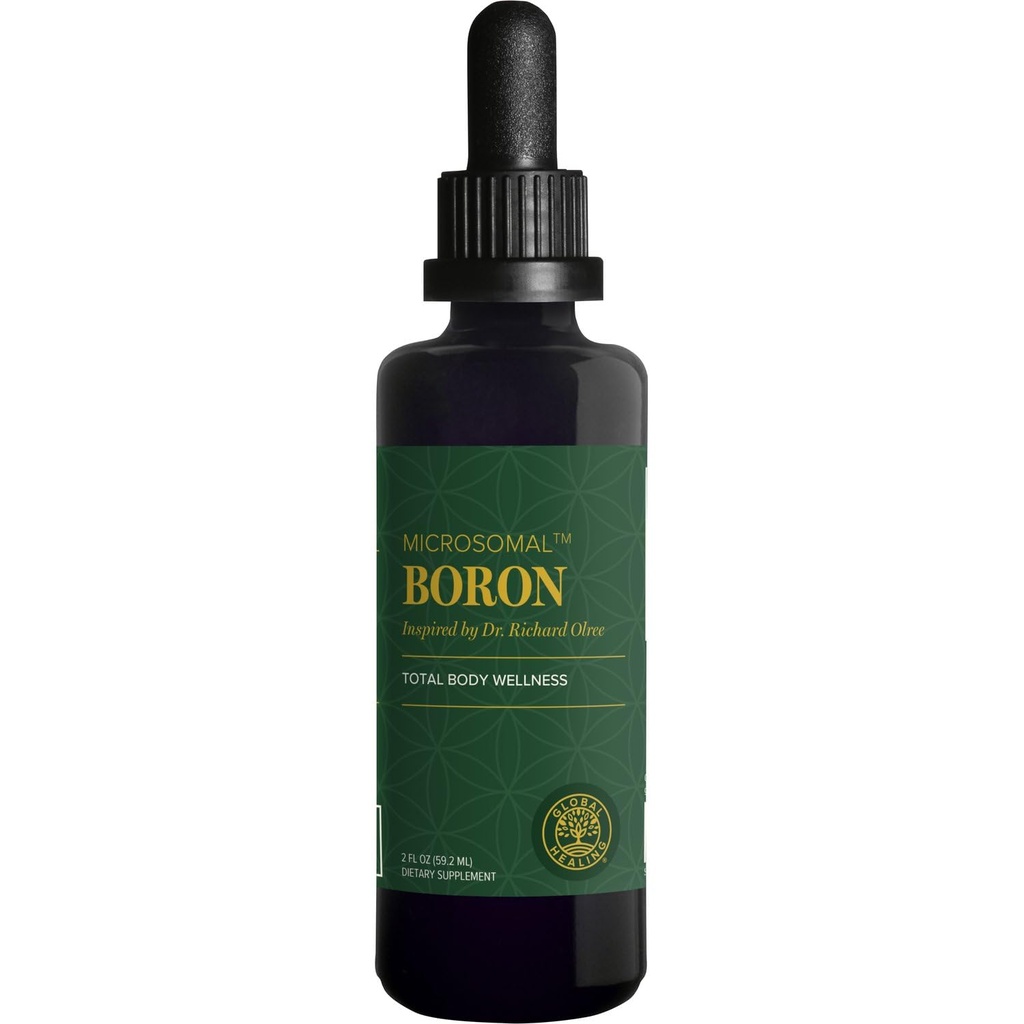 Global Healing Center - Boron Supplement für Männer und Frauen - Mehr Bioverfügbar als Liposomal für Knochen Gesundheit, Stoffwechsel und verbesserte Magnesiumabsorption, 5 mg (2 Oz)