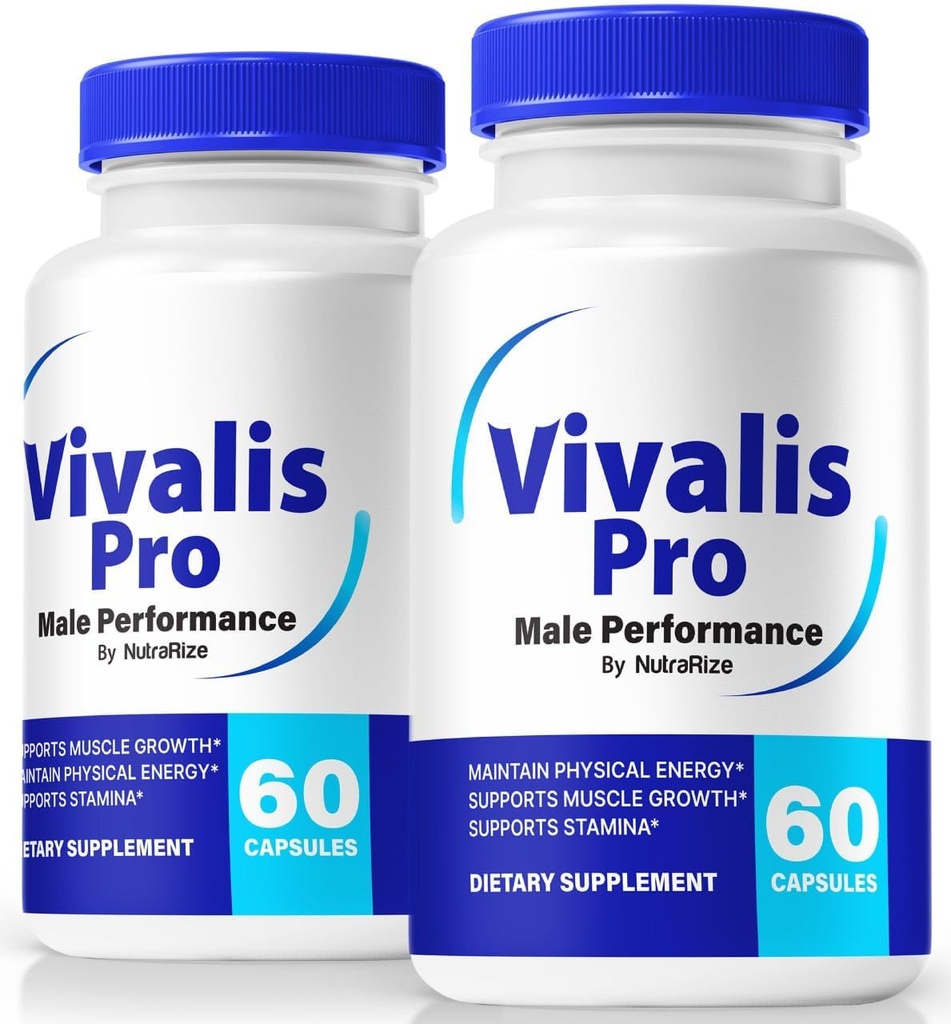 (2 Pack) Vivalis Pro Pills - Premium Male Formula per l'energia, la resistenza e le prestazioni, Vivalis Pro Capsule per uno stile di vita attivo e bilanciato, Viva Lis Pro (120 capsule)