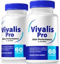 (2 Pack) Vivalis Pro Pills - Premium Male Formula per l'energia, la resistenza e le prestazioni, Vivalis Pro Capsule per uno stile di vita attivo e bilanciato, Viva Lis Pro (120 capsule)