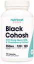 Nutricost Black Cohosh für Damen 660mg, 120 Kapseln - mit Don Quai, DIM und Chaste Berry, Veggie Caps, Non-GMO, Glutenfrei