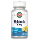KAL Melatonin 5mg Schlafhilfe Lozenges, Melatonin-Ergänzung unterstützt Schlafqualität, beruhigende Entspannung und einen gesunden Schlafzyklus, mit Zusatz von Vitamin B6, Vegetarisch, natürlichem Zitronengeschmack, 60 Lozenges