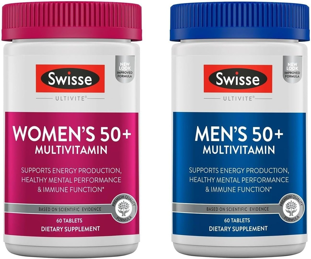 Swisse Daily Multivitamin für Herren & Frauen 50 und Over Combo