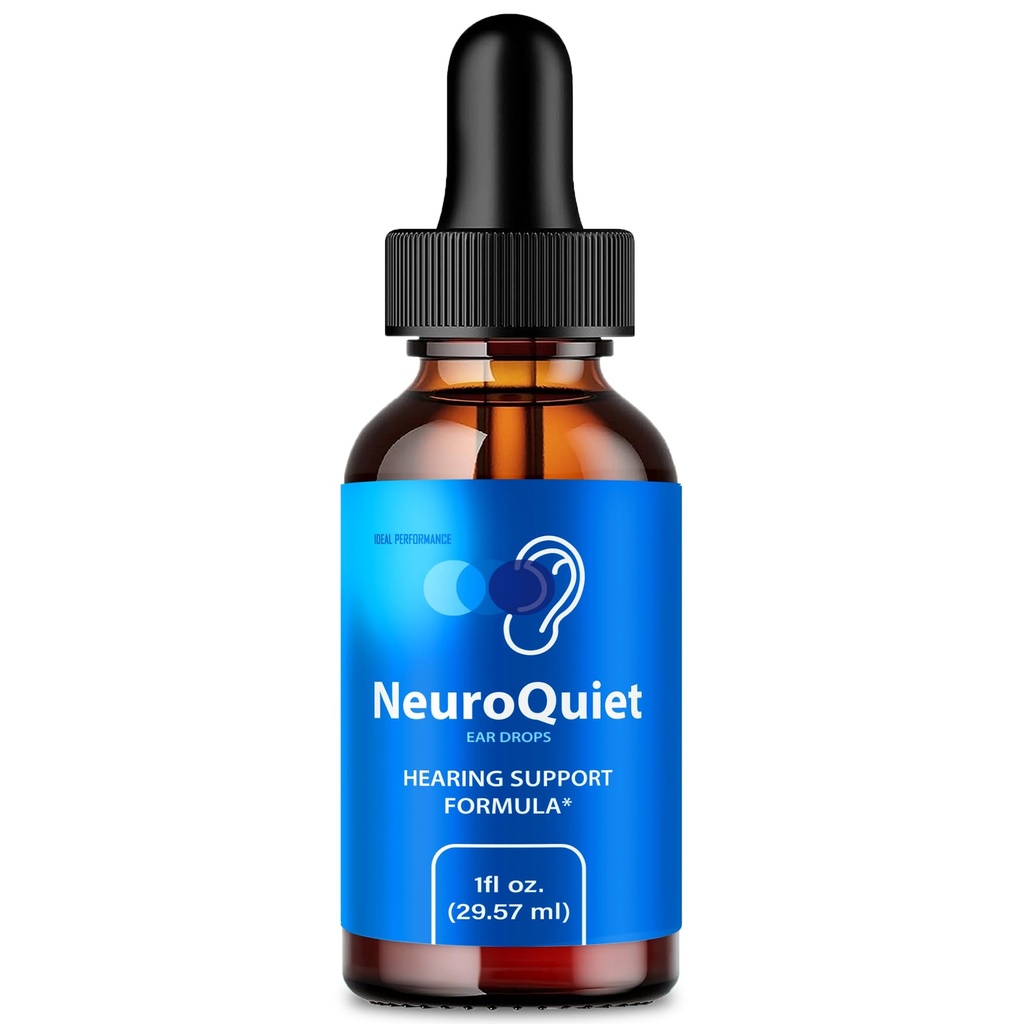 NeuroQuiet Tinnitus Relief für Ringen Ohren NeuroQuiet Hören Unterstützung Flüssigkeitstropfen, Neuro Quiet Auditory Klarheit und gesunde Hörgerät, Neuro Quiet Alle natürlichen Formel Bewertungen (1 Packung)