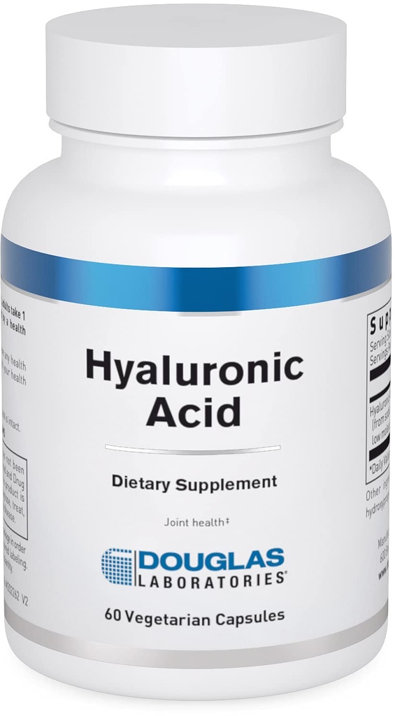 Douglas Laboratories Acide hyaluronique 70 mg Acide hyaluronique pour la santé articulaire et cutanée 60 Capsules