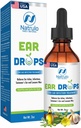 Natrulo Natural Ear Drops für Ohr Infektion - Homöopathic, Kräuter Eardrops für Erwachsene, Kinder & Haustiere - für Ohren, Swimmer's Ear, Loosen Wax - Kinder Safe Ear Oil, Made in USA (2 Oz)