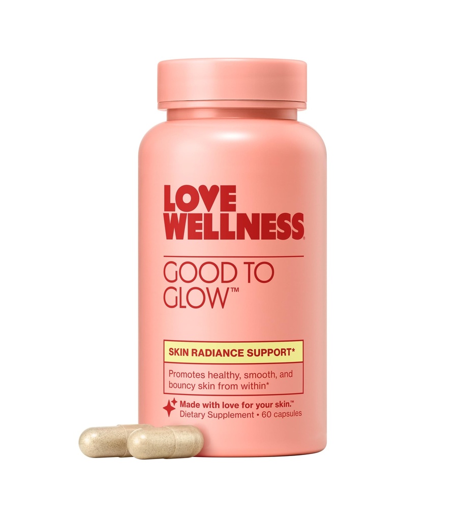 Liebe Wellness Gut zu low Collagen Supplement mit Biotin, Vitamin C, E, Ashwagandha & Zink | Fördert glatte, glänzende & klare Haut | Enhances Smoothness & Fördert gesunde Haut | 60 Count