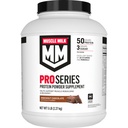 Muscle Milk Pro Series Protein Pulver Supplement, Knockout Schokolade, 5 Pfund, 28 Portionen, 50g Protein, 3g Zucker, 20 Vitamine & Minerals, NSF zertifiziert für Sport, Workout Erholung