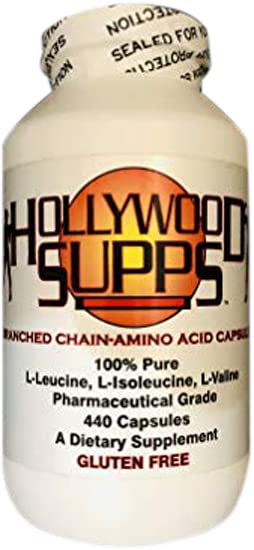 Hollywood Supps BCAA Kapseln 100% Pure 3200mg Made in USA