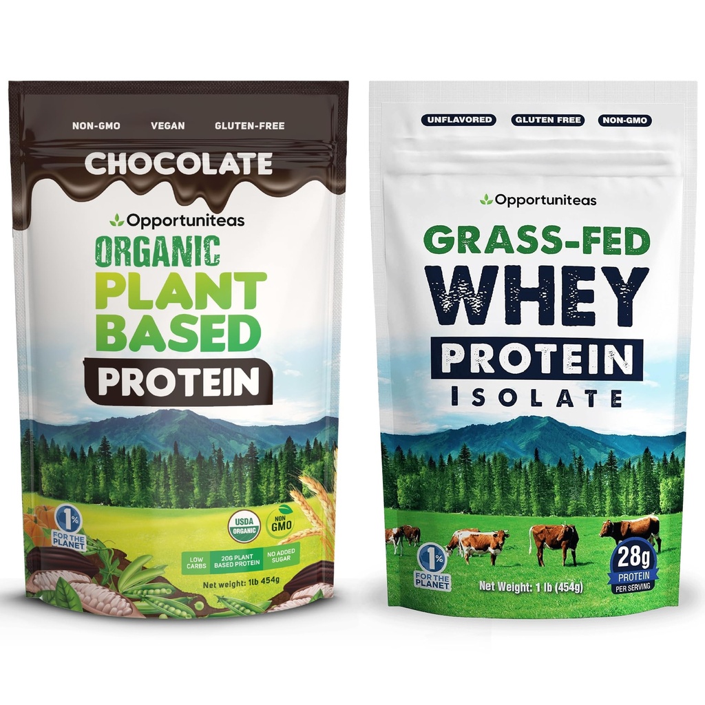 Opportuniteas Organic Planted Based and Whey Protein
