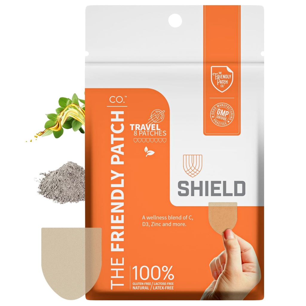 L'amiable Patch Shield Patch - Wellness Patches Travel 8 Pack