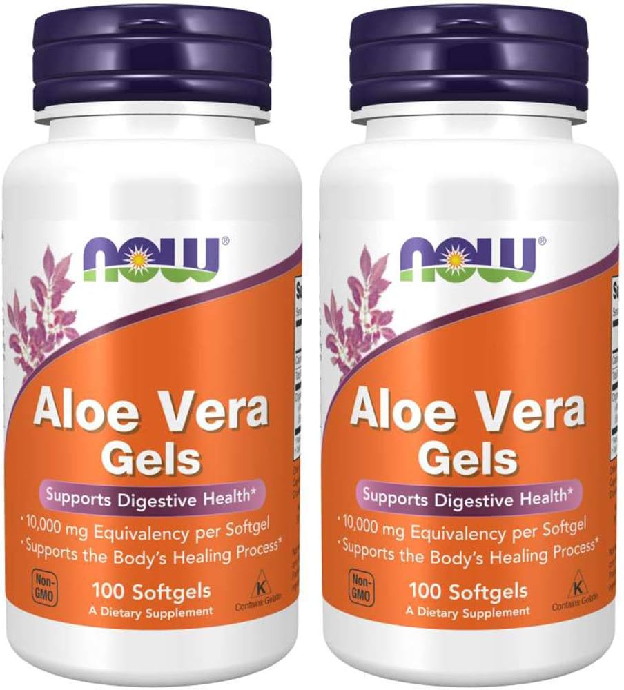 Maintenant Alimentations Aloe Vera, 100 softgels 2 pack