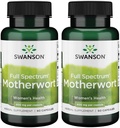 Swanson Mutterwort-Herbal Supplement Traditionell verwendet, um Herzgesundheit zu fördern, Endokrine Funktion & Verdauungs-Gesundheit Formel fördern Wellness für Frauen-(60 Kapseln, 400mg Jeder) 2 Pack