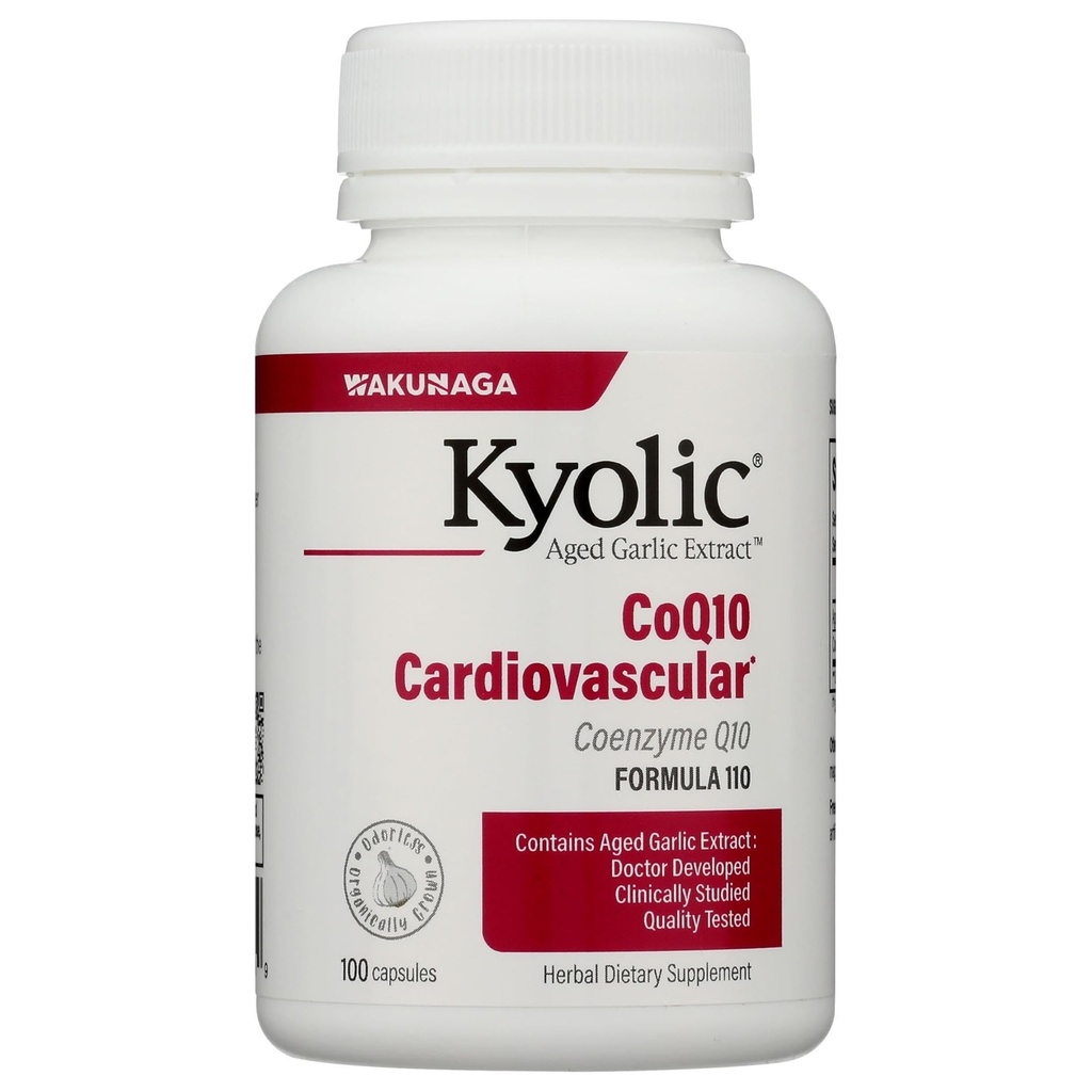 Kyolic Aged Knoblauch Extrakt Formel 110, CoQ10 Herz-Kreislauf