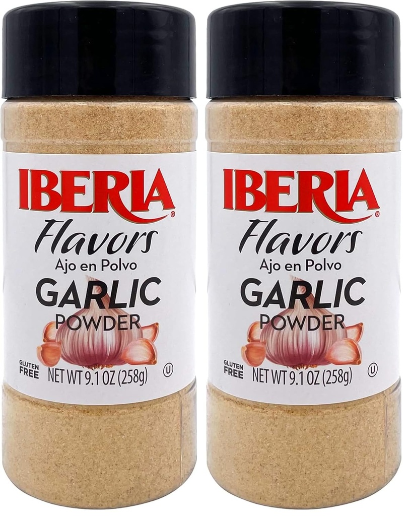Iberia Knoblauchpulver, 9.1 Oz (Pack von 2)