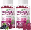 180 Conte Potassio Magnesio Gummies Ananas Sapore,Aggiunta di Potassium Magnesium Magnesium