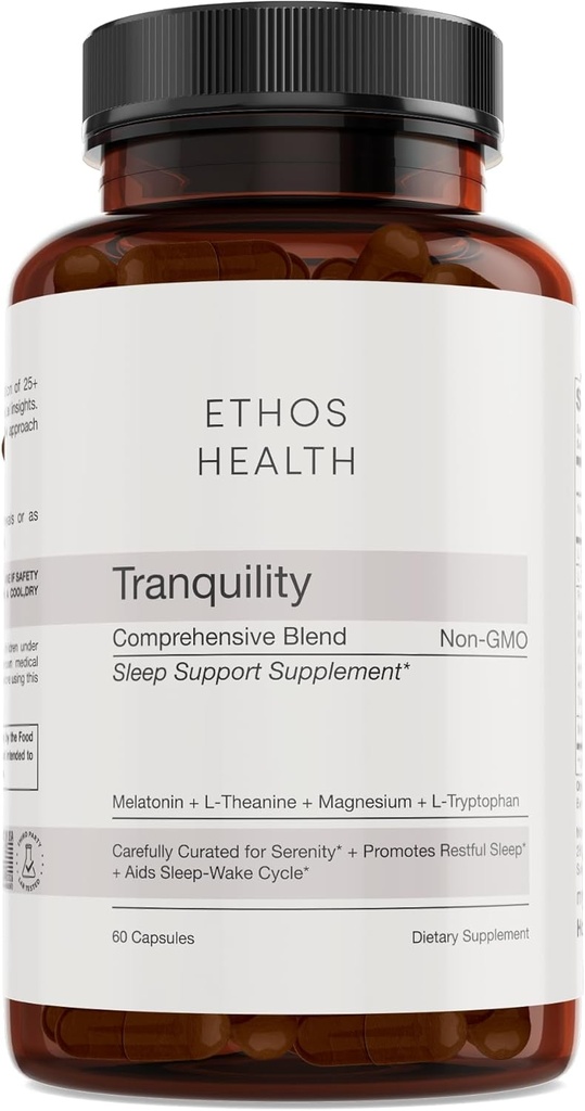 Dr. Scott's Natural Sleep Remedy, Doctor-Formulated Natural Sleep Aid, Melatonin für Erwachsene, Schlafhilfe für tiefer und besser Schlaf, nicht-Habit Forming Sleeping Pills, 60 Vegan Capsules