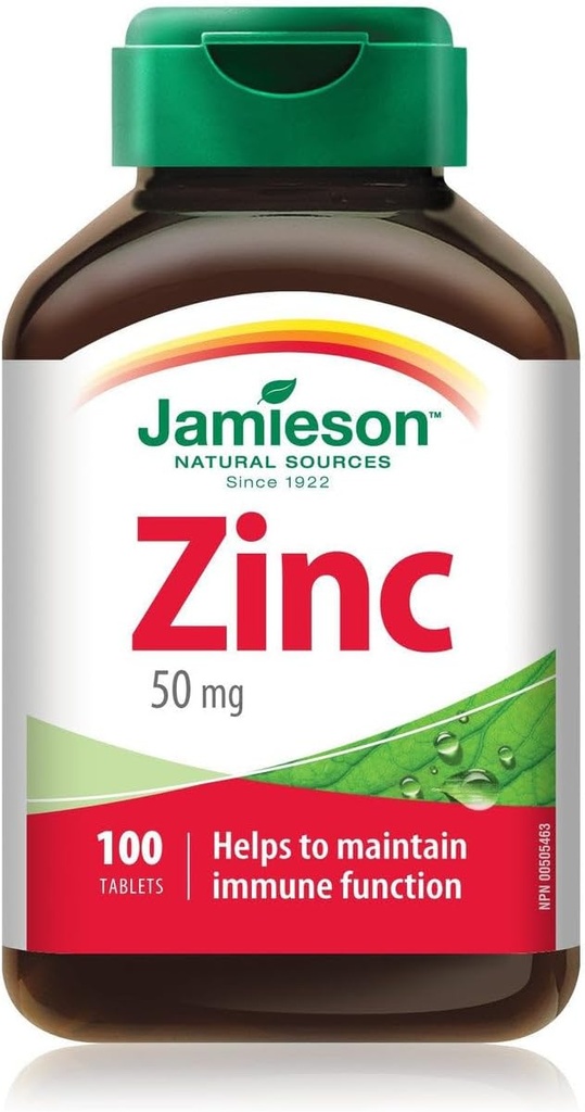 Jamieson Laboratoris Zinc 50 Mg