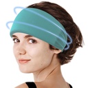 Crimmy Migraine Kopfschmerzen Relief Cap, Cooling Gel Kopfband Neck Wrap Hut Maske, Beruhigende Ice Pack Kopf Gesicht Kalte Compress für Spannung Stress & Hangover